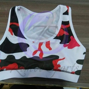 Soutien-gorge de sport respirant de haute qualité, confortable, en tissu doux, style unique, pour femmes, par Zimvi Sports - Product Image 2