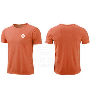 T-shirt en coton tricoté 100% respirant à séchage rapide, écologique, pour homme, avec logo personnalisé, marque privée, vêtements d'été 2025, fabrication sur mesure - Product Image 3