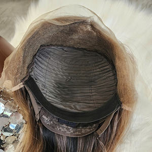 Super pelucas de la mejor calidad, extensiones de cabello humano vietnamita crudo marrón resaltado recto, pelucas de cabello humano Premium - Product Image 3