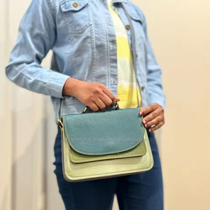 ใหม่ตะวันตกรีไซเคิลหนังCrossbodyกระเป๋าหลายสีร้อนขายกระเป๋าสตางค์ผู้หญิงสไตล์ที่ไม่ซ้ํากันหลายสีไหล่สลิงกระเป๋า - Product Image 4