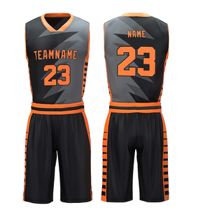 Camiseta de baloncesto de sublimación de precio barato personalizado, trajes de diseño uniforme, ropa deportiva de baloncesto, conjunto de baloncesto - Product Image 3