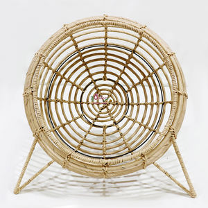 Artex Dong thap บ้านสัตว์เลี้ยงแบบถักด้วยมือธรรมชาติรังผักตบชวาใส่สบายสำหรับแมวและสัตว์เลี้ยงขนาดเล็กใช้ในร่ม - Product Image 2