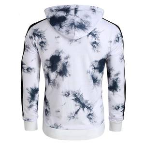 Sweat-shirt à capuche en coton et Polyester pour homme, vêtement personnalisé, Tie Dye, séchage rapide, uni, imprimé, Design Unique, vêtement de Gym, offre spéciale - Product Image 3