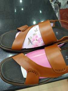 Men's Brown Handmade Sandals European Style <b>Open</b> <b>Toe</b> Winter 2025 New Latest Release - Product Image 3