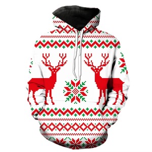 Sudadera con Capucha Navideña para Hombre, Diseño Nuevo, Cómoda y Moderna, 100% Poliéster, con Logotipo Personalizado, MOQ Bajo - Product Image 2