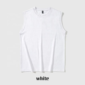 High Quality Custom Design Knitted Men's Tank Top Eco-Friendly Breathable Casual Gym Fitness <b>Singlet</b> for Bodybuilding Workout - Product Image 6