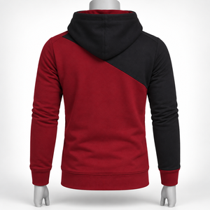Sweat-shirts d'hiver pour hommes de bonne qualité, 100% coton molletonné, couleur unie, impression sérigraphique, design avec poche, vente en gros - Product Image 2