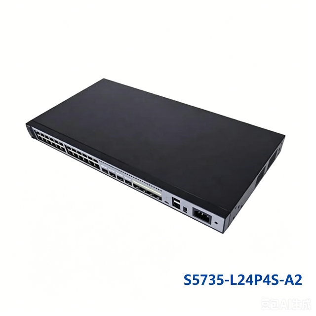 Cloud Engine S5735-L24P4S-A2 24 Port Gigabit PoE+ Switch 4 GE SFP Layer 3 Managed Enterprise Access Network Switch 370W PoE
