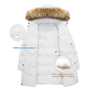 Vente en gros OEM ODM de vestes parka matelassées personnalisées pour femmes veste d'hiver bouffante avec capuche bulle veste parka épaisse et chaude - Product Image 5