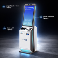 Kiosco de Autoservicio con Pantalla Personalizada Android/Windows, Kiosco de Pago con SDK, Pantalla LCD, Aceptador de Billetes y Dispensador de Monedas para Comercio Minorista