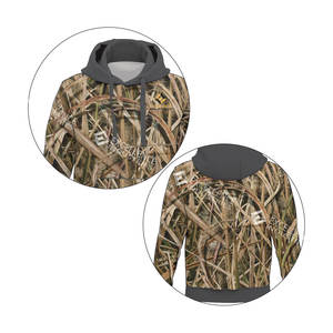 Sweat à capuche camouflage en coton et polyester pour hommes Sweats à capuche de chasse Style vintage Sweatshirts du Pakistan - Product Image 4