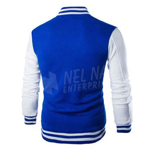 Alta calidad lana High Street Letterman chaqueta hombres al aire libre manga larga impermeable a prueba de viento transpirable precio razonable nuevo - Product Image 2