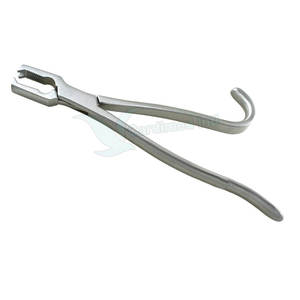 Abrazaderas de hueso Luer universales de acero inoxidable profesional Abrazaderas manuales rectas de calidad superior - Product Image 1