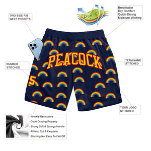 Pantalones Cortos Deportivos de Secado Rápido para Gimnasio, Entrenamiento, Baloncesto, Ajuste Holgado, Tejido de Malla Resistente, para Ejercicio Diario - Product Image 5