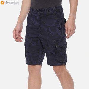 2022 hommes Premium haute qualité léger taille moyenne Cargo Shorts nouveau Design décontracté solide uni teint fermeture éclair braguette poches avant - Product Image 3