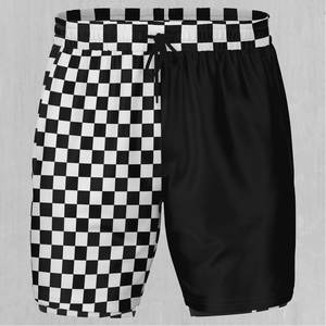 Pantalones cortos deportivos con estampado de sublimación y logotipo personalizado al por mayor, pantalones cortos a la moda de poliéster elásticos informales para gimnasio y correr para hombre - Product Image 4