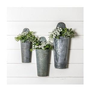 Panier de fleurs suspendu en métal, support de Pot, Pot de fleurs mural rond en fer forgé - Product Image 5