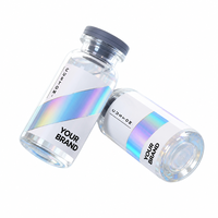 Étiquettes personnalisées en PET découpées à la forme du logo, étanches, pour flacons cosmétiques 3ml 5ml 10ml, autocollantes sur rouleau – Fournisseur