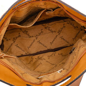 Bolso cruzado vintage de cuero auténtico para mujer, bohemio occidental, tallado a mano, diseño bordado, moda de Invierno para mujer - Product Image 3