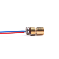 Diodes laser 5mW 650 nm Diodo RED Dot Laser Diodo Circuit 3V/5V 5mW 650nm Module Pointeur Sight Tête en cuivre