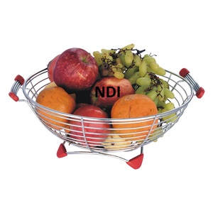 Corbeille à fruits décorative incurvée à la main de qualité supérieure, conception personnalisée, support de panier à fruits et légumes pour la cuisine - Product Image 5
