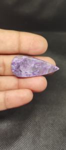 Cabujón de Charoita Natural Pulido, Gema Suelta Marrón para Joyería - Product Image 2