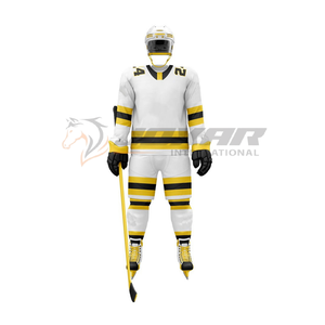 Kit d'uniforme de hockey de haute performance Couleurs d'équipe personnalisées disponibles Idéal pour les entraînements de tournois ou les jeux à bas prix - Product Image 4