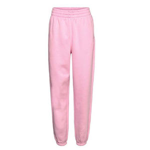 Pantalones de chándal de algodón para mujer con bolsillos Joggers de cintura alta con cintura elástica Ropa de mujer Pantalones Color sólido - Product Image 1
