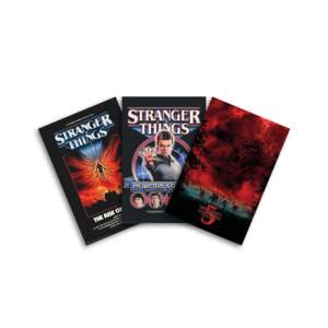 Poster de la série Stranger Things Saison 5 de style moderne (lot de 3) # 1) Design en papier pour la décoration murale - Product Image 1