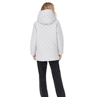 Veste bomber longue sur mesure pour femme, prix d'usine, vente chaude, respirante, écologique, séchage rapide, deux poches, laine/cachemire
