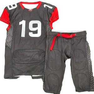 Camiseta de fútbol personalizada de alta calidad de secado rápido para adultos sublimación uniforme de camiseta de fútbol americano para hombres con Personalización completa - Product Image 1