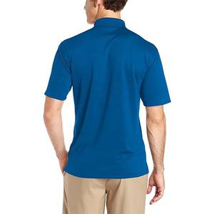 Polo de golf OEM pour hommes évacuation de l'humidité conception personnalisée fabricant direct d'usine vêtements de sport de golf en tricot léger - Product Image 3
