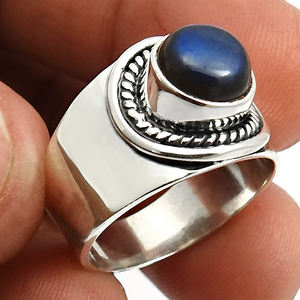 Anillo grueso de piedras preciosas de cornalina Natural, anillos de plata de ley 925 para mujeres y niñas, joyería antigua clásica hermosa hecha a mano - Product Image 4