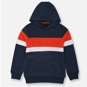 XL Size Adult Hooded Hoodie Quick Dry Men's Fleece Top Stylish Embossed Print Design <b>Winter</b> Comfort High Quality Customized - Product Image 1