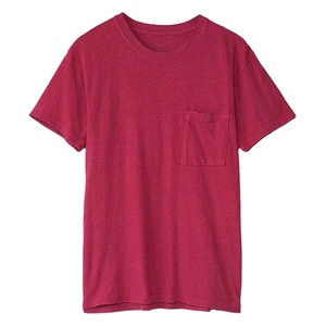 Camiseta de Algodón Lisa para Hombre, Fabricación Personalizada, con Bolsillo, OEM, ODM, Venta al Por Mayor, Tela Premium, Impresión de Logotipo, Etiqueta, Suministro a Granel - Product Image 1