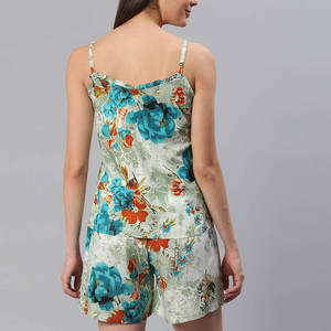 Stylish Casual <b>Women's</b> Cotton Knitting Sleeveless <b>Top</b> <b>and</b> <b>Shorts</b> <b>Set</b> Eco-Friendly Summer Wear with Solid Pattern Custom Designed - Product Image 5