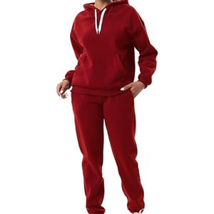 ชุดวอร์มกีฬาผู้หญิงแบบ 2 ชิ้น เสื้อฮู้ดพิมพ์ลาย ระบายอากาศ น้ำหนักเบา สำหรับฤดูหนาว มีไซส์พลัส สีตามสั่ง - Product Image 3