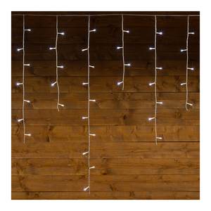 White Christmas Light <b>Curtain</b> with 182 Cold LED Lights 8 Light Games IP44 33184 Per Lot 5.04+4m Length - Product Image 1