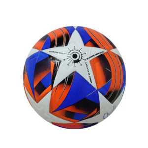 Ballon de football en cuir PU pakistanais neuf, cousu à la main, 32 panneaux, impression de logo personnalisée, vente en gros - Product Image 3