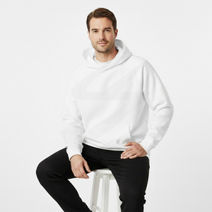 Sudadera con Capucha de Forro Polar para Hombre, Sudadera Lisa Básica de Estilo Urbano, Diseño Personalizado, Suministro de Fábrica al por Mayor OEM - Product Image 3
