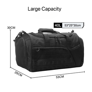 Bolsa de Gimnasio Estampada de Gran Tamaño de 40L, de Alta Calidad, para Viajeros Europeos y Americanos, Duradera y Espaciosa para Uso en el Gimnasio y Viajes - Product Image 6