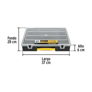 Pretul 14 \ "organizzatore della cassetta degli attrezzi con 3 unità e 18 scomparti - Product Image 3