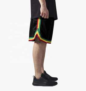 Personnalisé sublimé pour hommes basket-ball style doux Double couche Gym Biker décontracté vert maille 5.5 pouces imprimé entrejambe motif lourd - Product Image 5