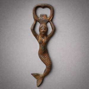 Cast Iron Fish <b>Bottle</b> Opener <b>Vintage</b> Rustic Design Strong Grip Durable Finish Perfect for Home Bar Kitchen and Coastal Decor - Product Image 4