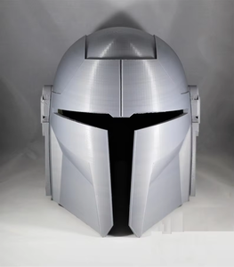 Casco mandaloriano hecho a mano, casco de acero, regalo para plata, Mandalorin, redondo, Halloween, decoración del hogar, casco, regalo para él - Product Image 6