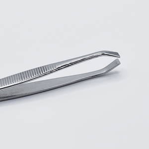 Pinzas para cejas con punta inclinada de acero inoxidable de diseño profesional, cuidado Personal de belleza internacional de Subhan de alta calidad para el cuidado de la piel - Product Image 5