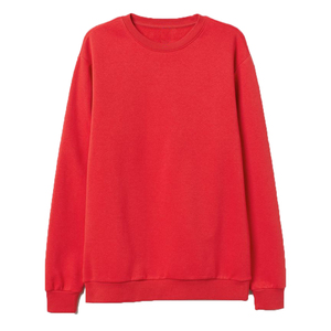 Sweat-shirt à col rond de haute qualité pour hommes/femmes, jeunes, uni, coupe classique, en polaire brodée, doublé en polyester/coton, imprimé pour l'hiver - Product Image 4