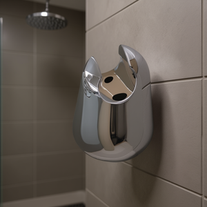 Soporte de Ducha Fijo de Pared Idro Bric F4000 Cromado, Accesorio de Calidad para Cuarto de Ducha - Product Image 3