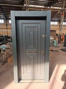 ABSDOOR-Porte intérieure moderne antivol élégante en acier MDF bois ouverture manuelle isolation phonique certifiée ISO pour hôtels - Product Image 3