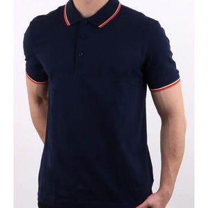 เสื้อโปโลสำหรับผู้ชายเสื้อโปโลผ้าคอตตอนระบายอากาศได้ดีผ้าถักสไตล์ลำลอง - Product Image 3